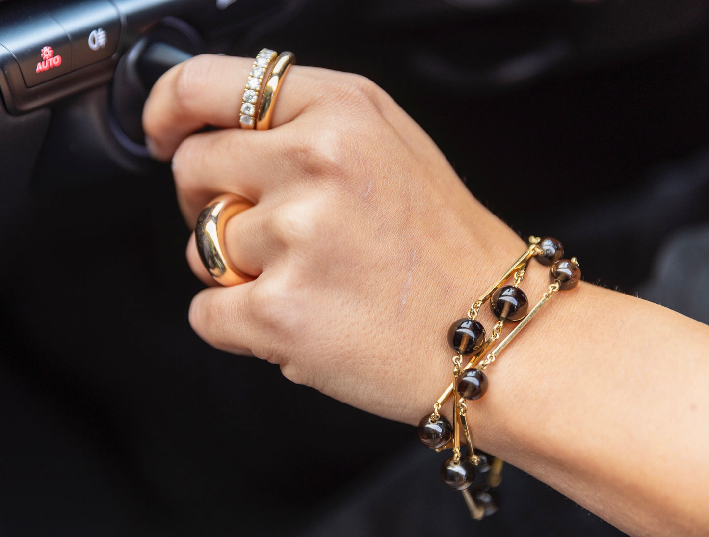 Rauchquarz Armband/Halskette