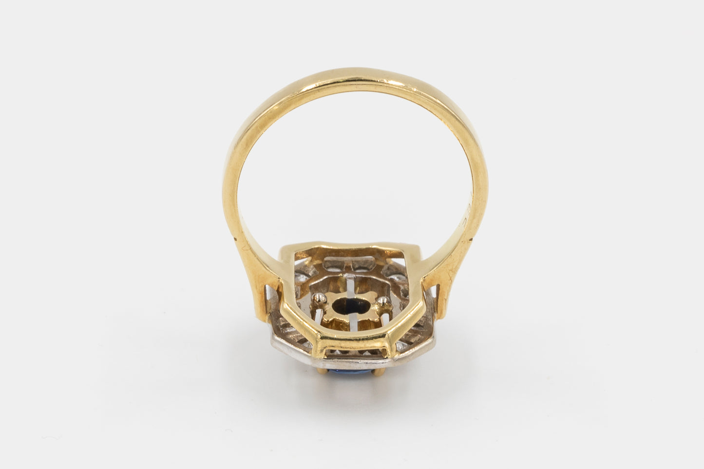 Saphir-Diamant-Ring