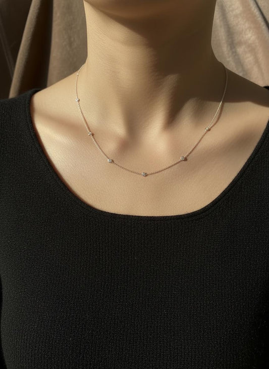 Diamant Halskette
