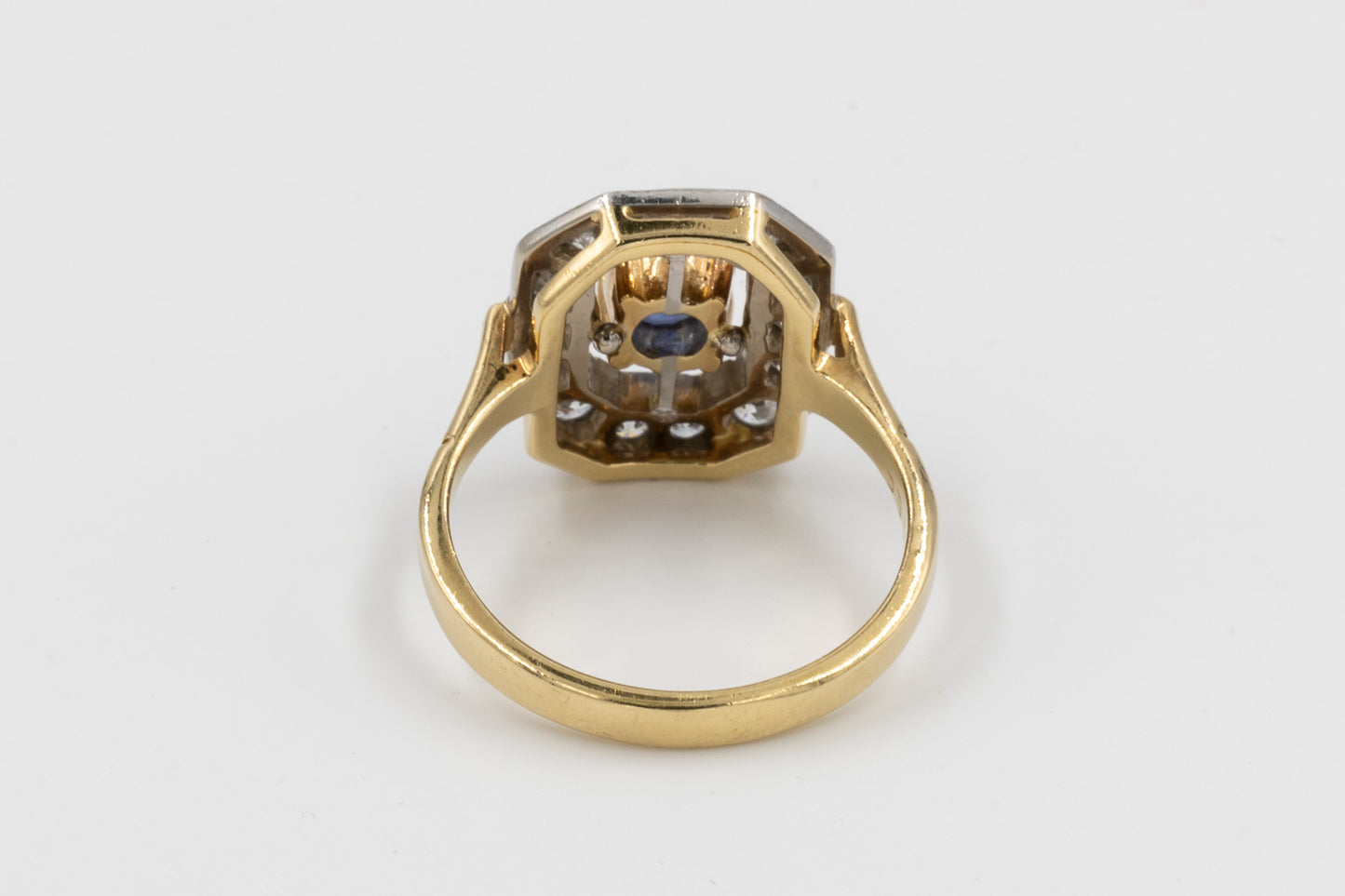 Saphir-Diamant-Ring